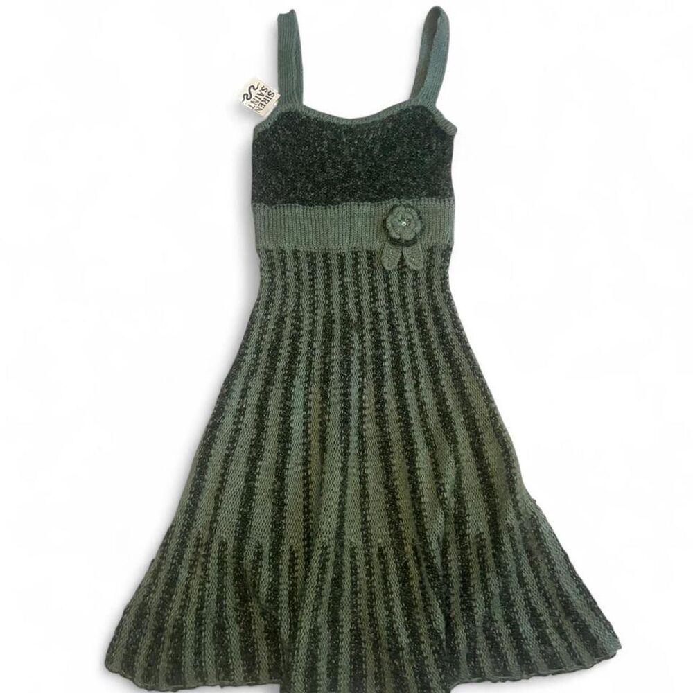 Bcbgmaxazria Women's Green and Khaki Dress